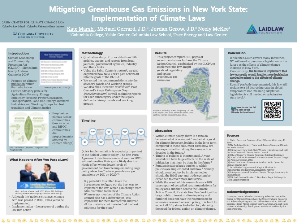 Kate Marsh Research Poster - 2020