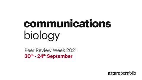 Peer Review Week 2021 at Communications Biology