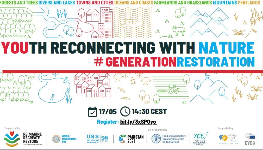 Event: Youth reconnecting with Nature May 17th 2.30pm CEST