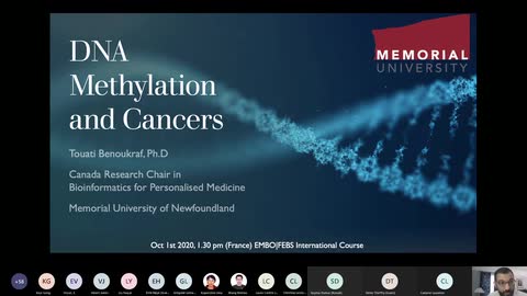 Touati Benoukraf – DNA methylation and Cancer