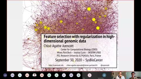 Chloe-Agathe Azencott – Feature selection with regularization in high-dimensional genomics data