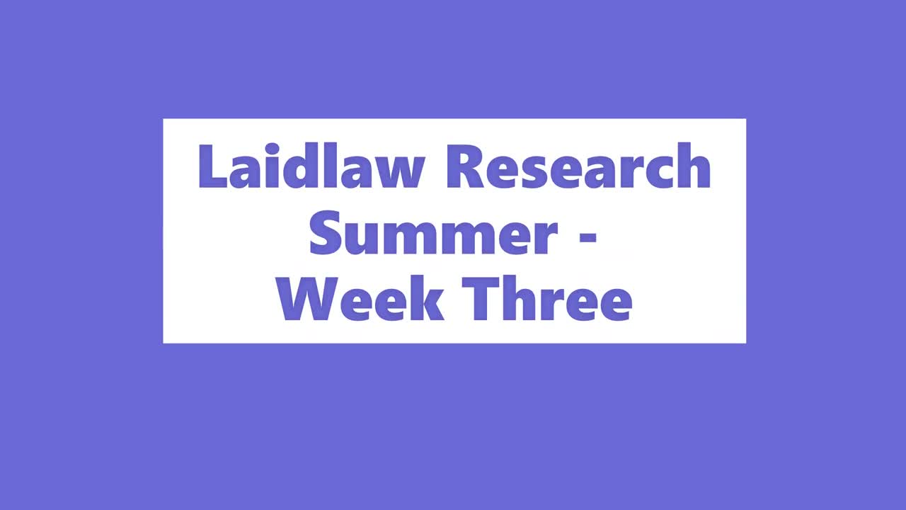 Research Summer - Week 3