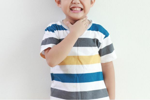 Could this child be suffering from more than a sore throat?