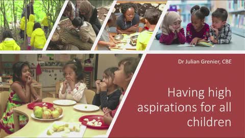 Nursery World EYFS Conference: Having high aspirations for all children