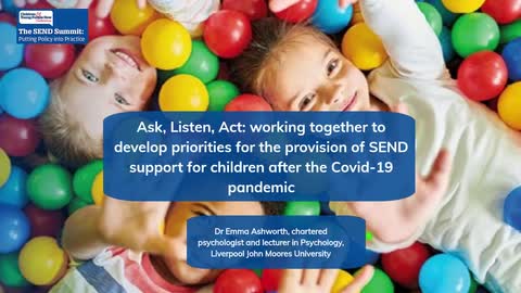 SEND Summit: Ask, Listen, Act research study