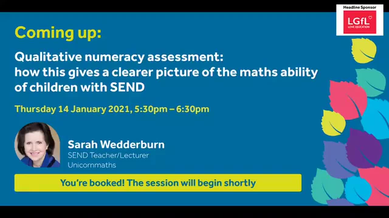 Qualitative numeracy assessment: how this gives a clearer picture of the maths ability of children with SEND