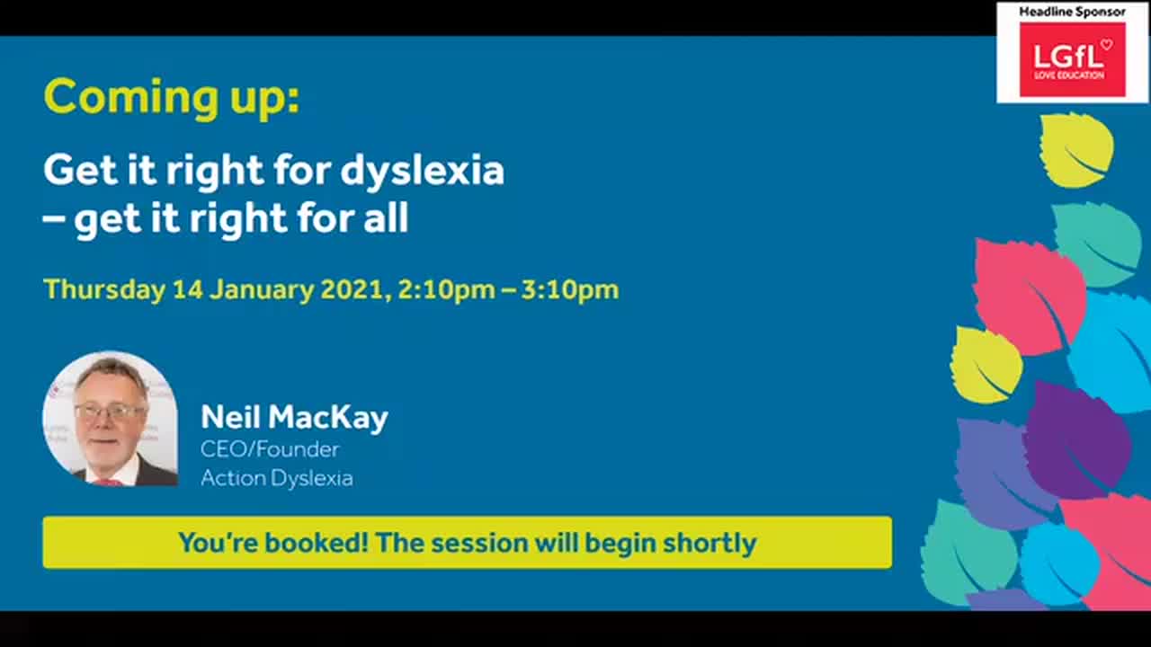 Get it right for dyslexia – get it right for all