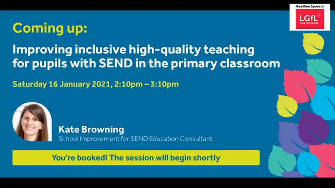 Improving inclusive high-quality teaching for pupils with SEND in the primary classroom
