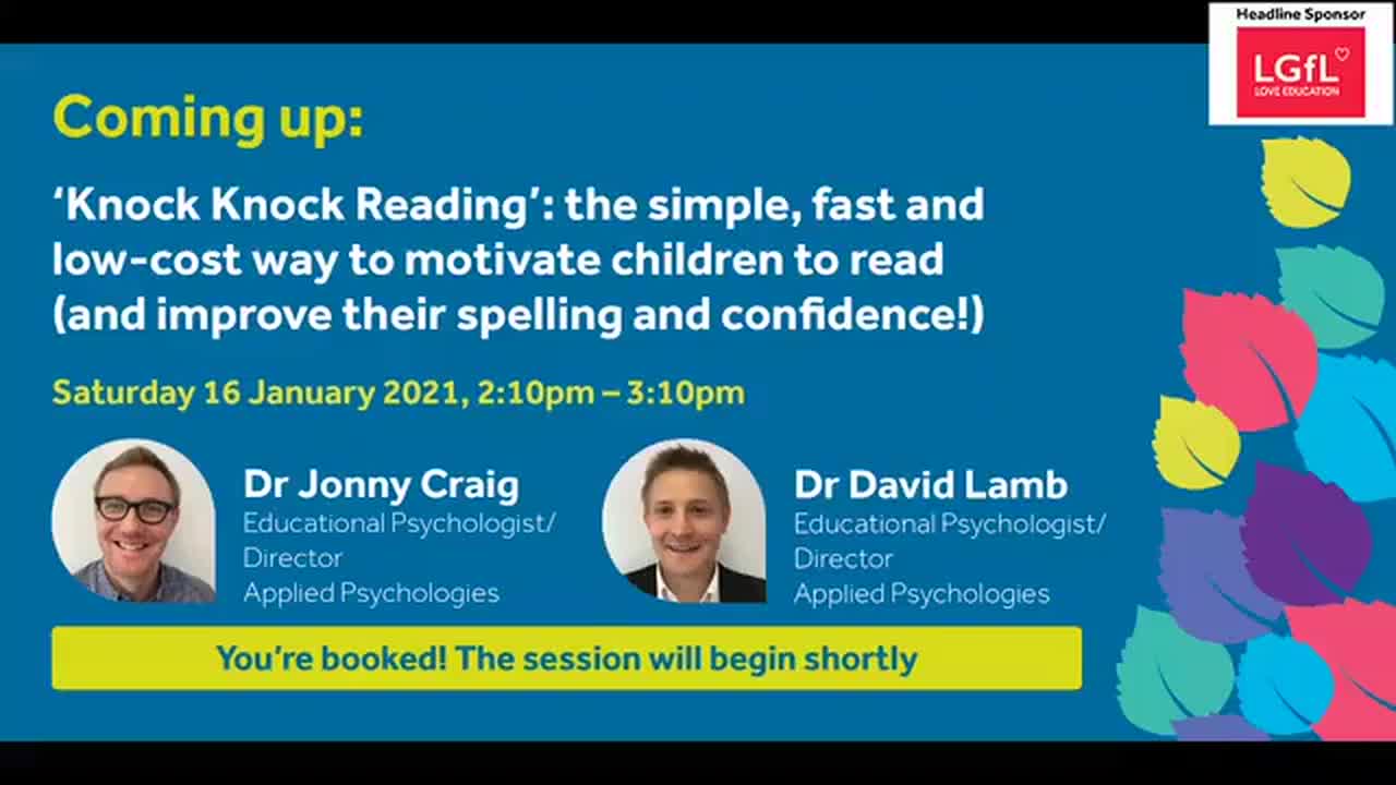 Knock Knock Reading: the simple, fast and low-cost way to motivate children to read (and improve their spelling and confidence!)