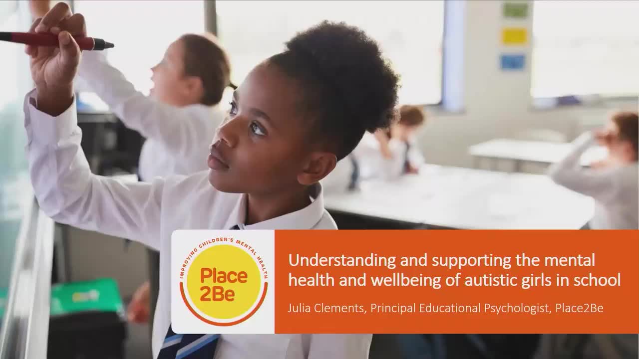 Understanding and supporting the mental health and well-being of autistic girls in school