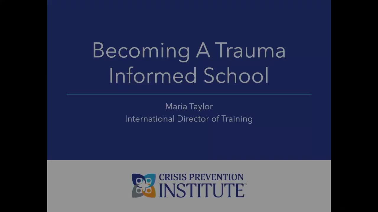 Becoming a trauma informed school