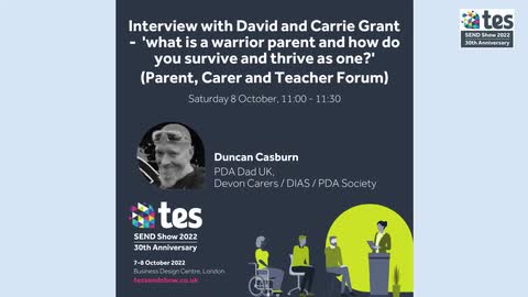 Tes SEND Show 2022: Parent, Carer and Teacher Forum