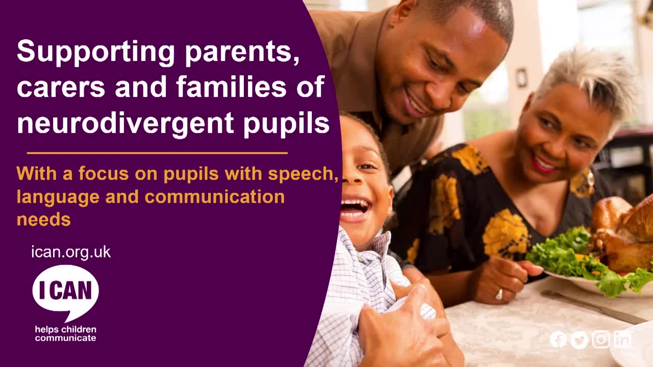 Supporting parents, carers and families of neurodivergent pupils