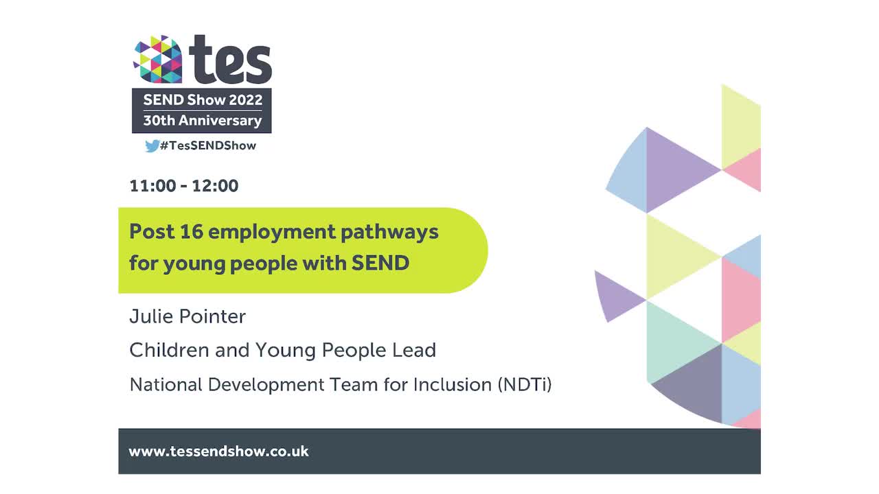 Post-16 employment pathways for young people with SEND 