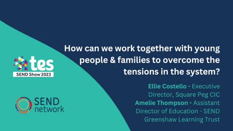 Amelie Thompson & Ellie Costello: Working with experts by experience: overcoming the distance between us