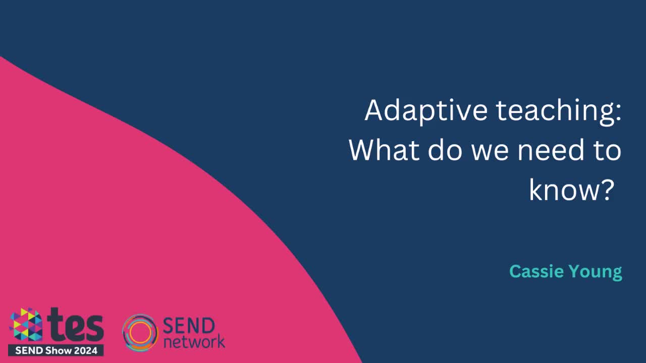 Adaptive teaching: What do we need to know?
