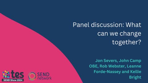 Panel discussion: What can we change together?