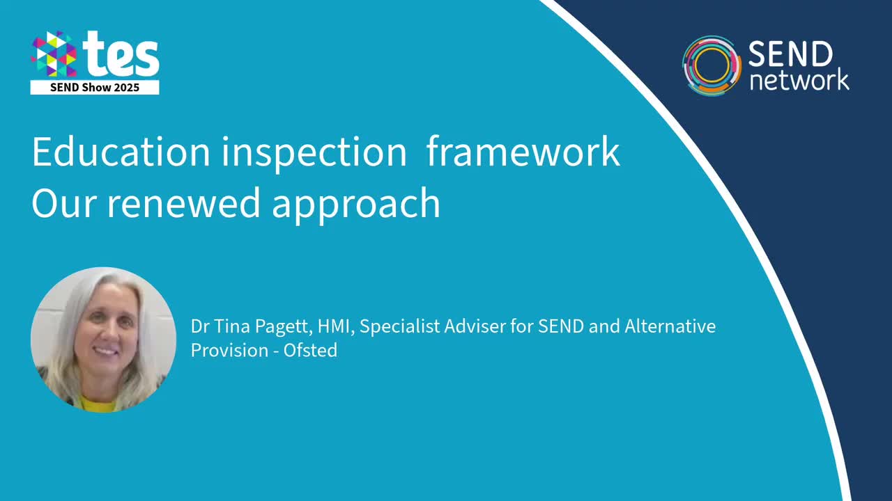 Education inspection  frameworkOur renewed approach