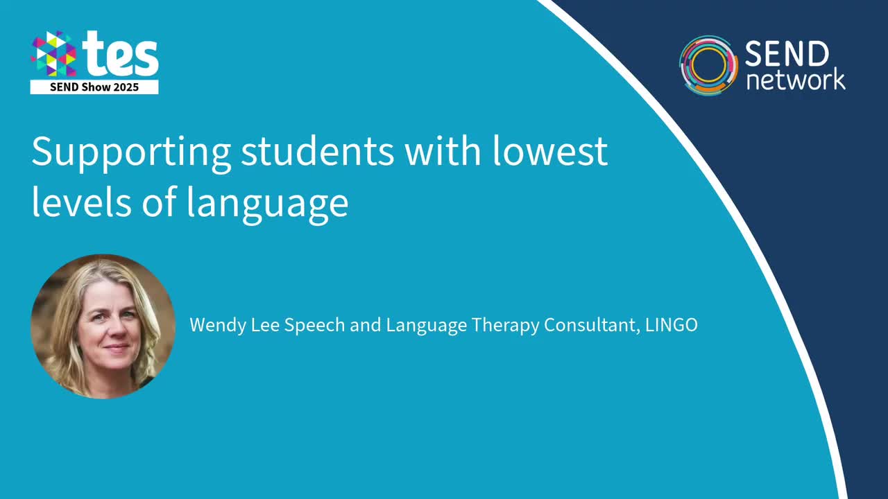 Supporting students with lowest levels of language