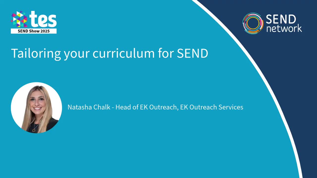 Tailoring your curriculum for SEND