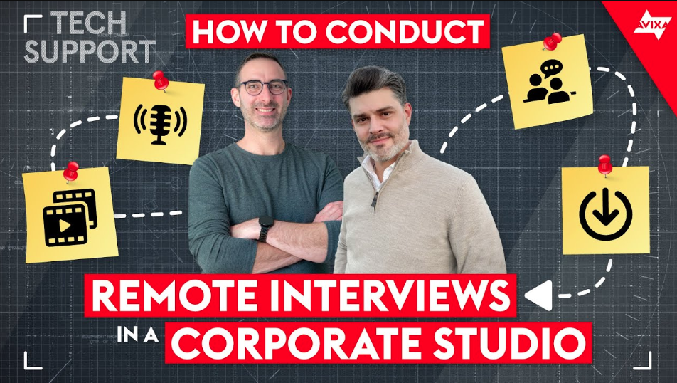 How to Conduct Remote Interviews in a Corporate Studio | Tech Support, Ep. 7