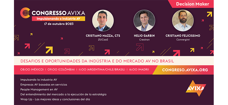 Abrindo o Congresso AVIXA - outubro de 2023