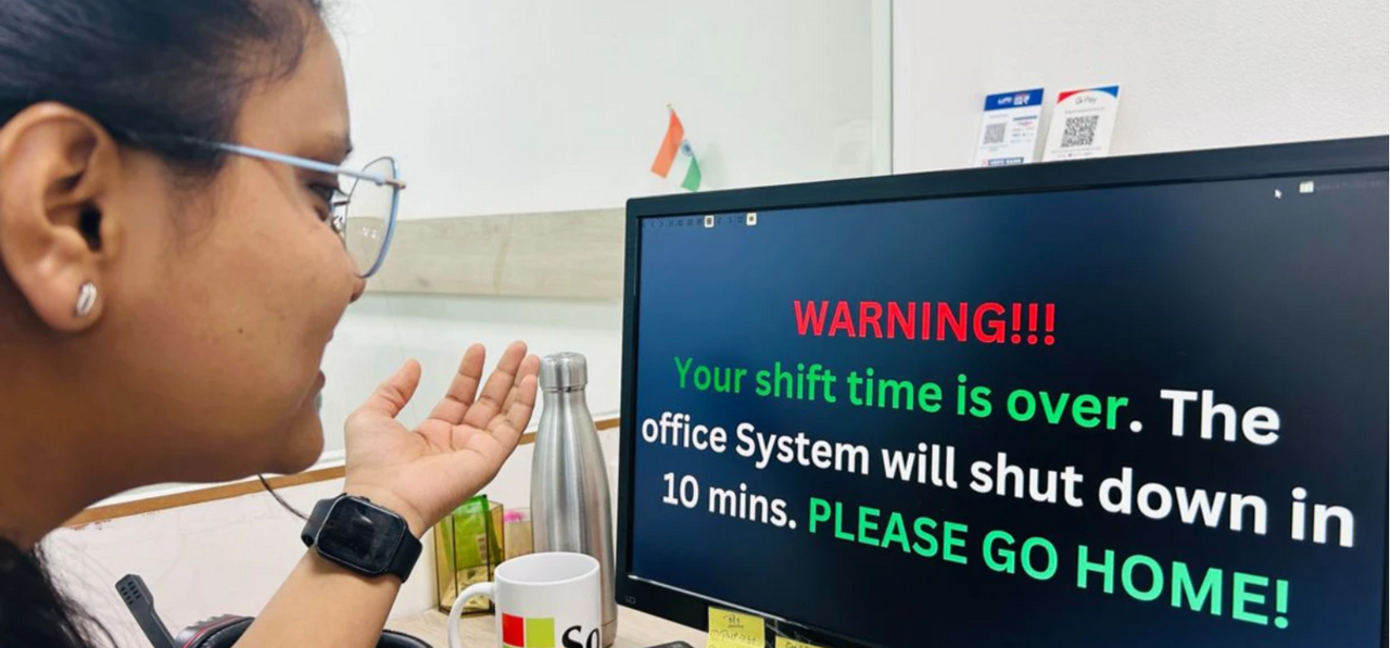 An Obvious Reminder for Work-Life Balance