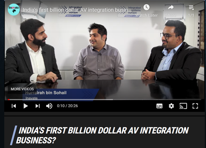 India's first billion dollar AV Integration business