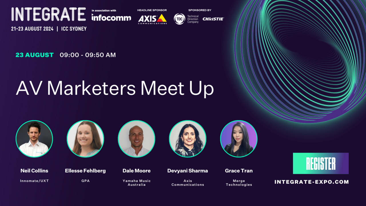 AV Marketers Meetup | 23 Aug @Integrate, ICC Sydney