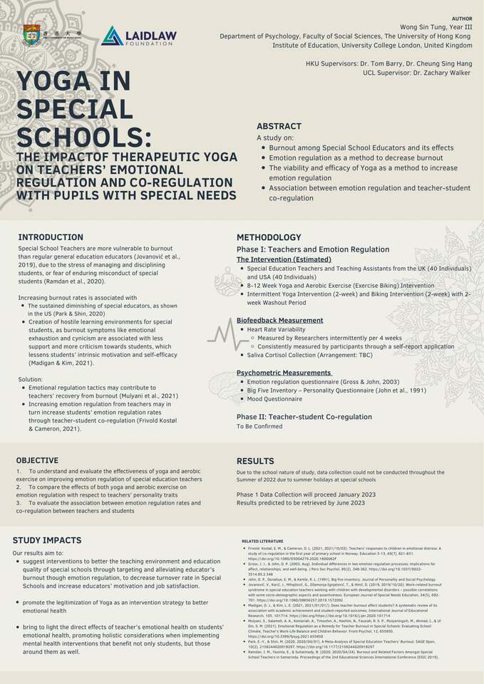 Yoga in Special Schools @ UCL Laidlaw