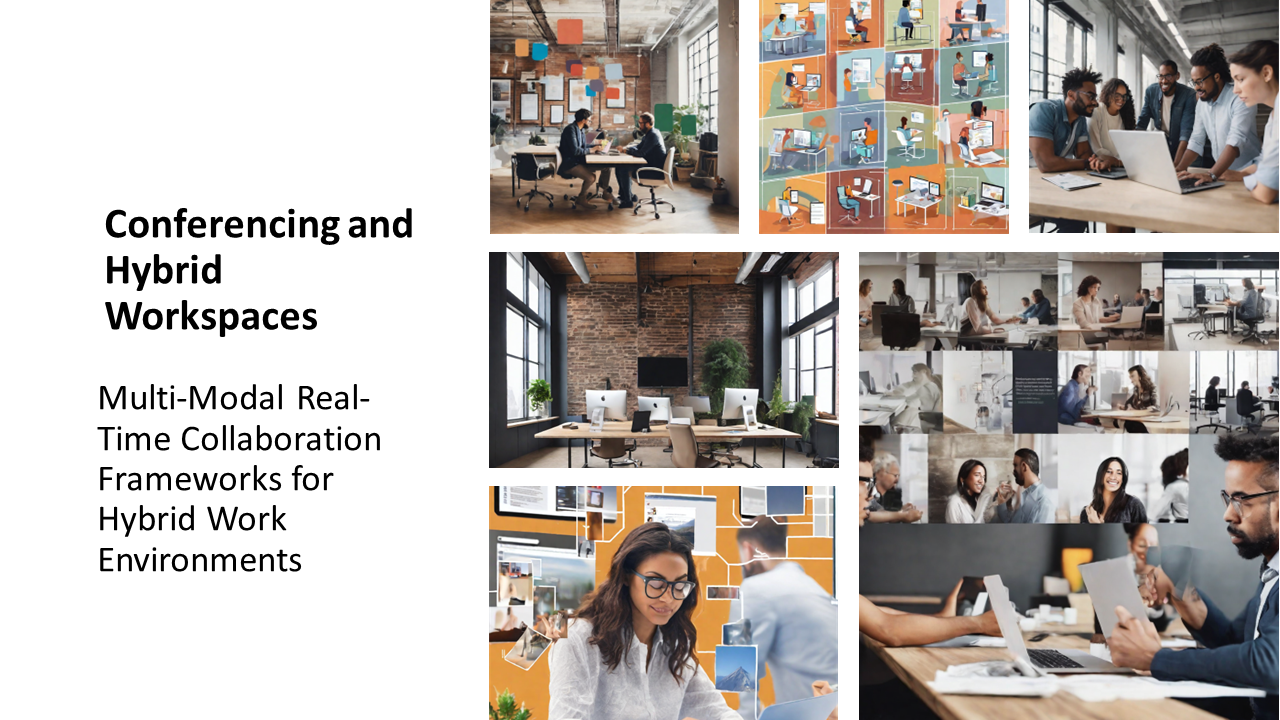 Conferencing and Hybrid Workspaces ( Multi-Modal Real-Time Collaboration Frameworks for Hybrid Work Environments)