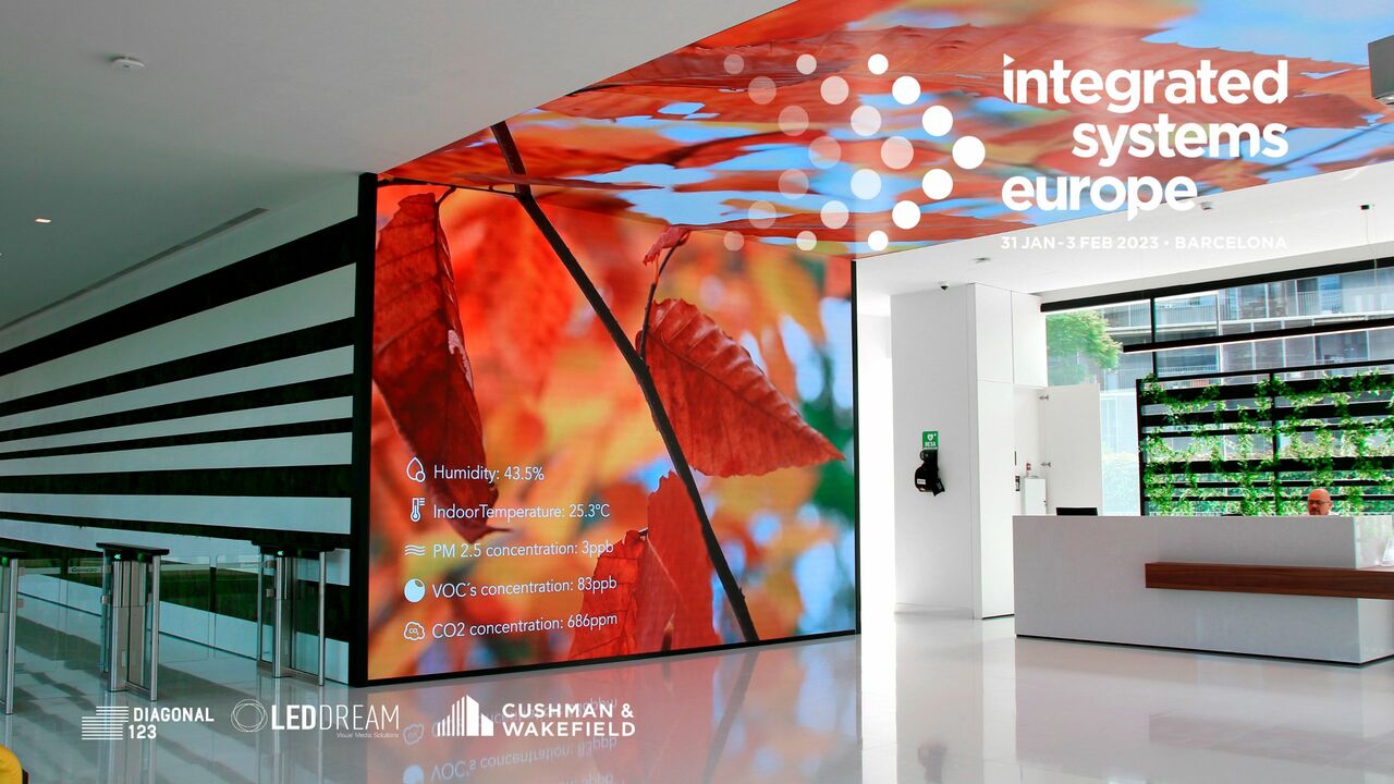 ISE Tech tour and Leddream offer an unique visit to the exclusive Diagonal 123 offices in Barcelona