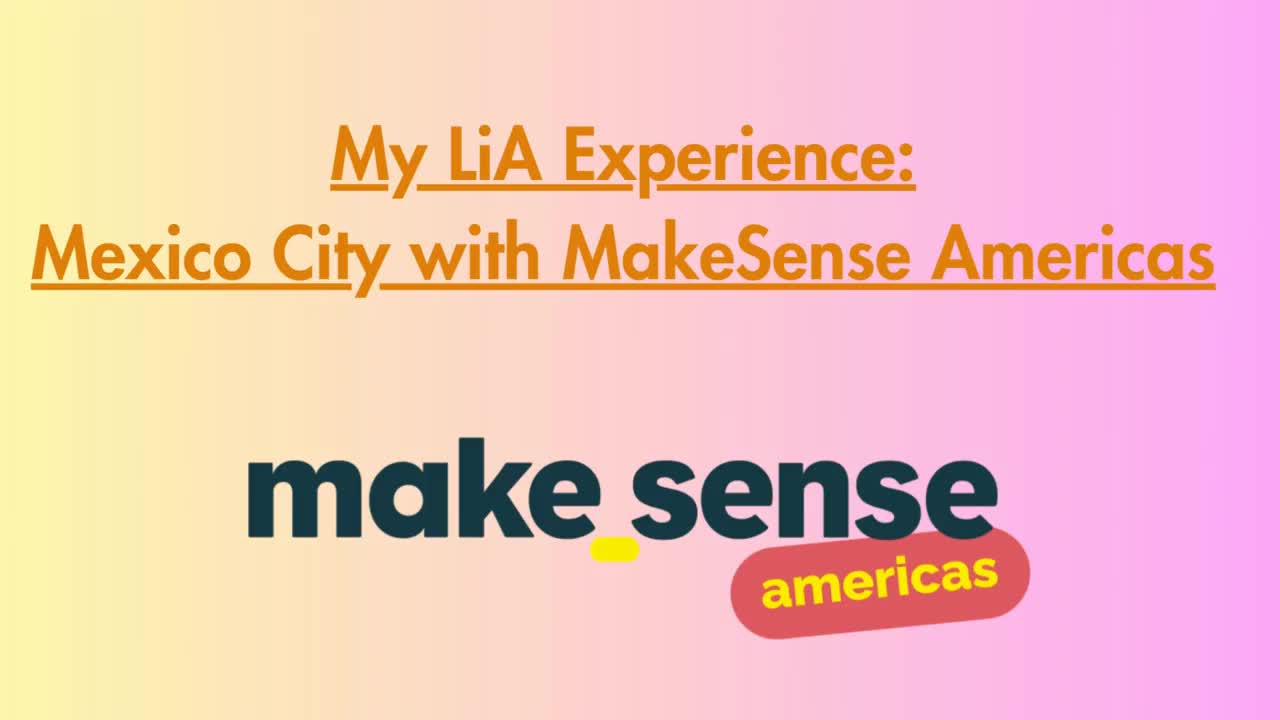 My LiA Experience Mexico City with MakeSense Americas