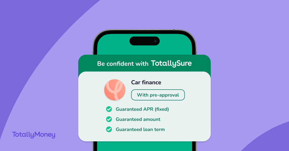 TotallyMoney launches TotallySure for car finance — putting customers in the driver's seat with pre-approval, and three guarantees