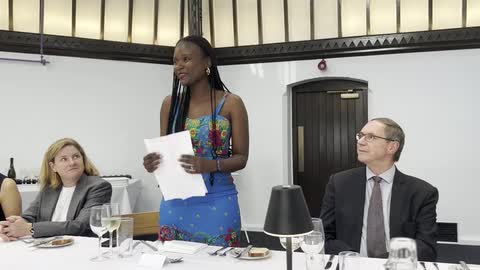 🌟 Natasha Makhubele’s Inspiring Speech at the Oxford SBS Annual Laidlaw Scholars Dinner 🌟