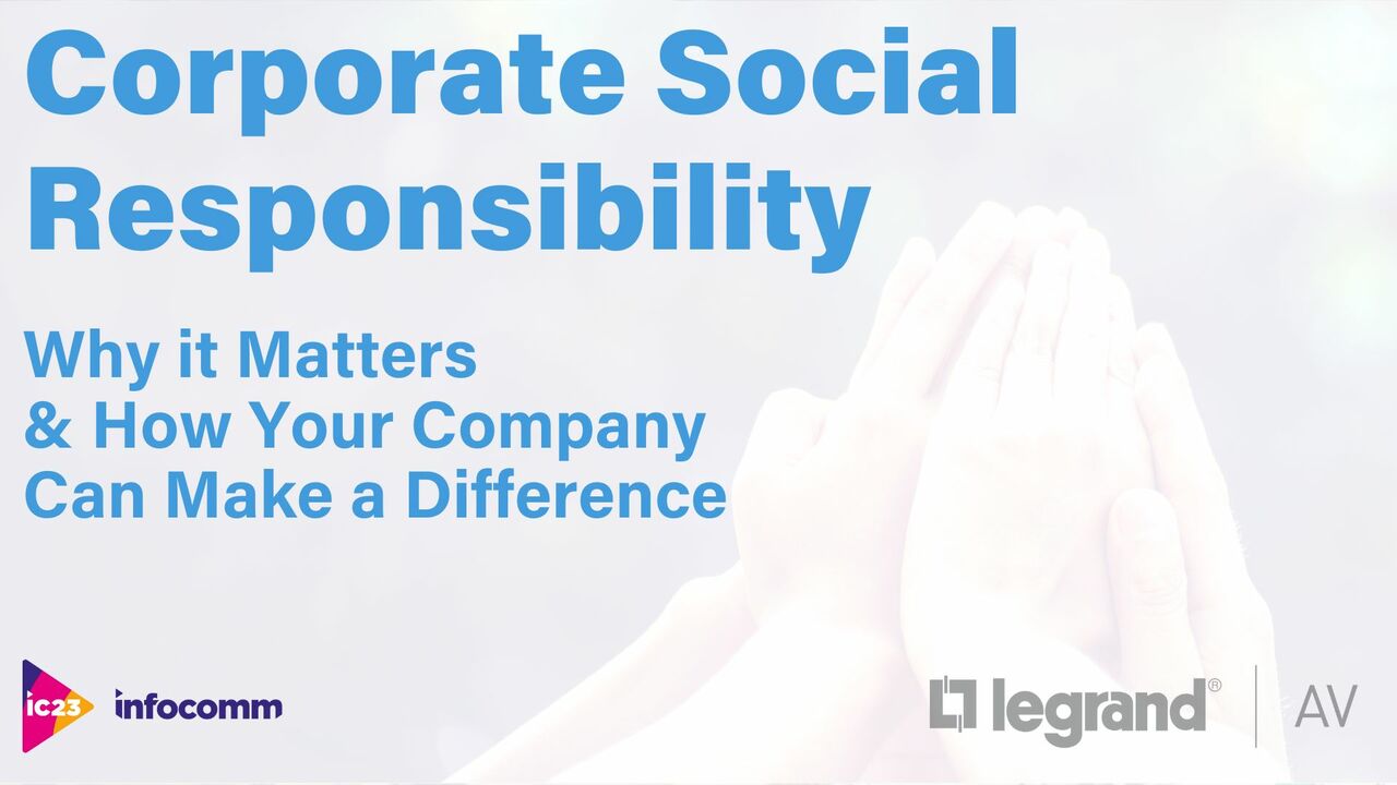 Legrand | AV's CSR Training Session at InfoComm 