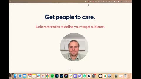 Get people to care. 4 characteristics to define your target audience. 