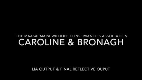 Bronagh and Caroline LIA and Reflective Output