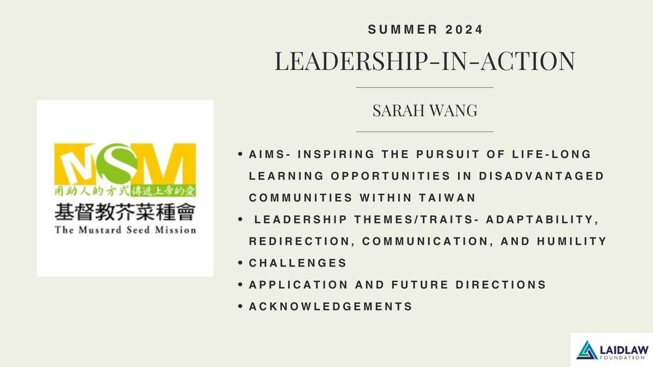 Leadership-in-Action Reflection