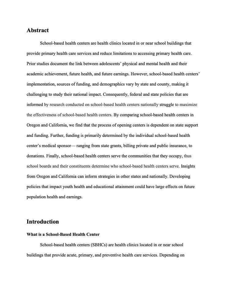 Summer One Research Abstract 