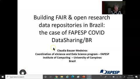 Lightning talk: Building FAIR & open research data repositories in Brazil: the case of FAPESP COVID Datasharing/BR