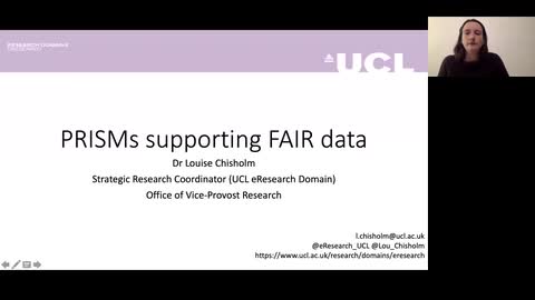 Lightning talk: PRISMs supporting FAIR data