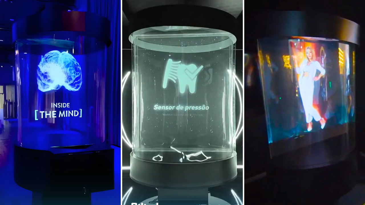 Nossa inovação patenteada: O Cilindro Holográfico 