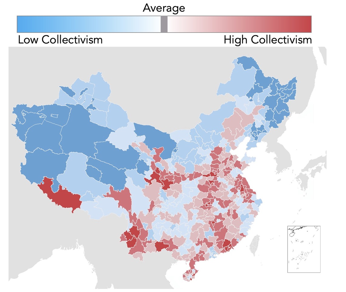 New Collectivism Index Offers Dataset for Exploring Regional Differences and Change Over Time