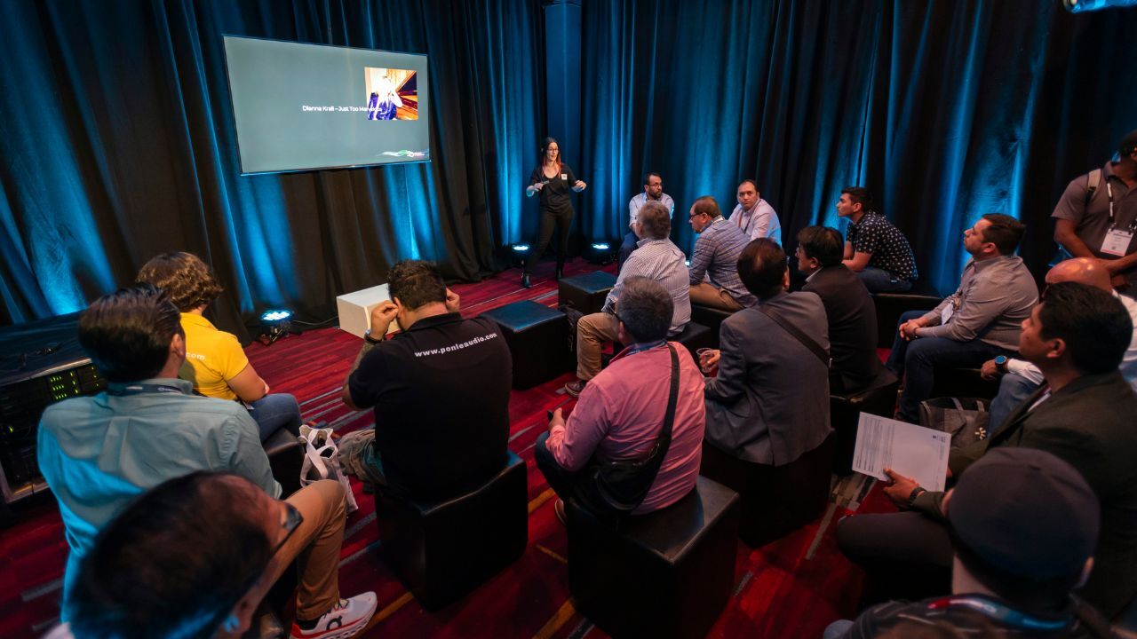 Salas Demo de Áudio na InfoComm América Latina