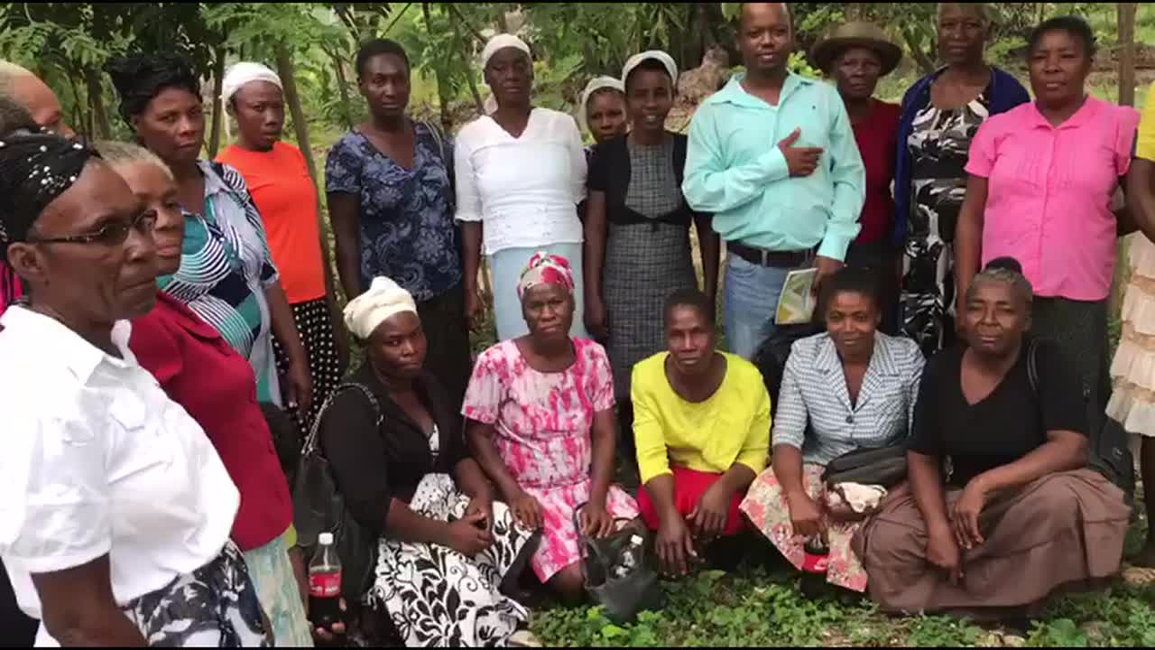 Meeting with rural women of my mother's home community (Pimantyè, Bainet)
