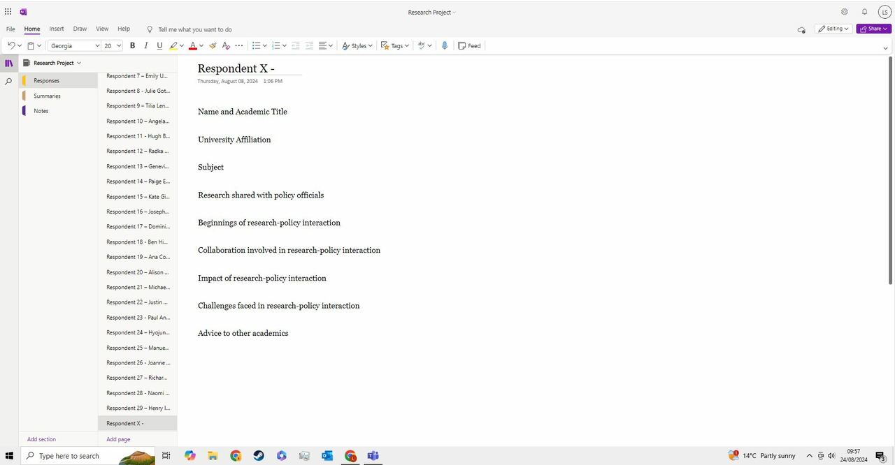 Research Project Weeks 3 and 4