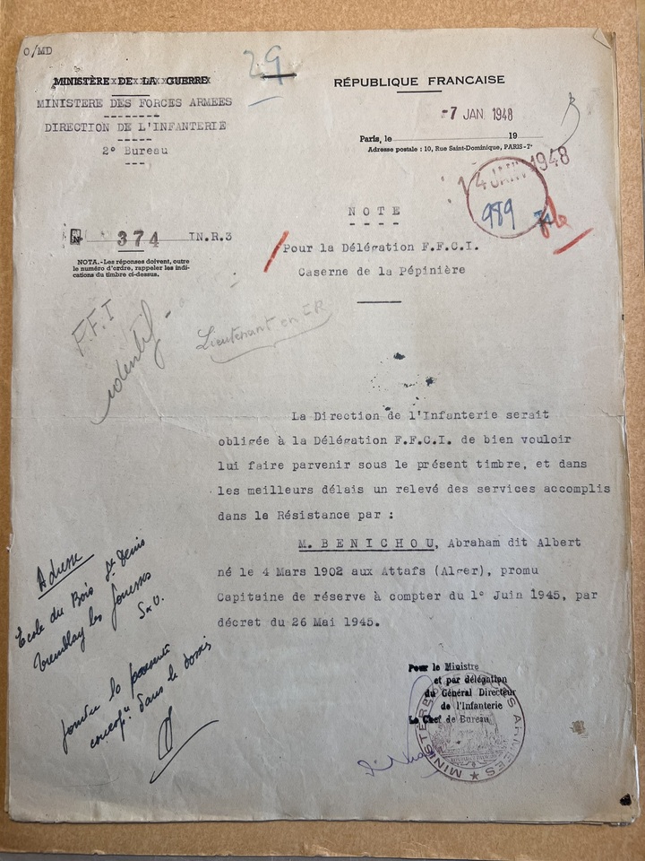 Research outline: Mapping colonial subjects in the French Resistance