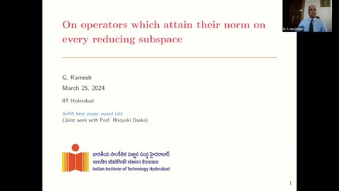 2024 AOFA Best Paper Award Webinar by Prof. G. Ramesh
