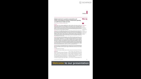 Worldwide investments in pandemic preparedness and COVID-19